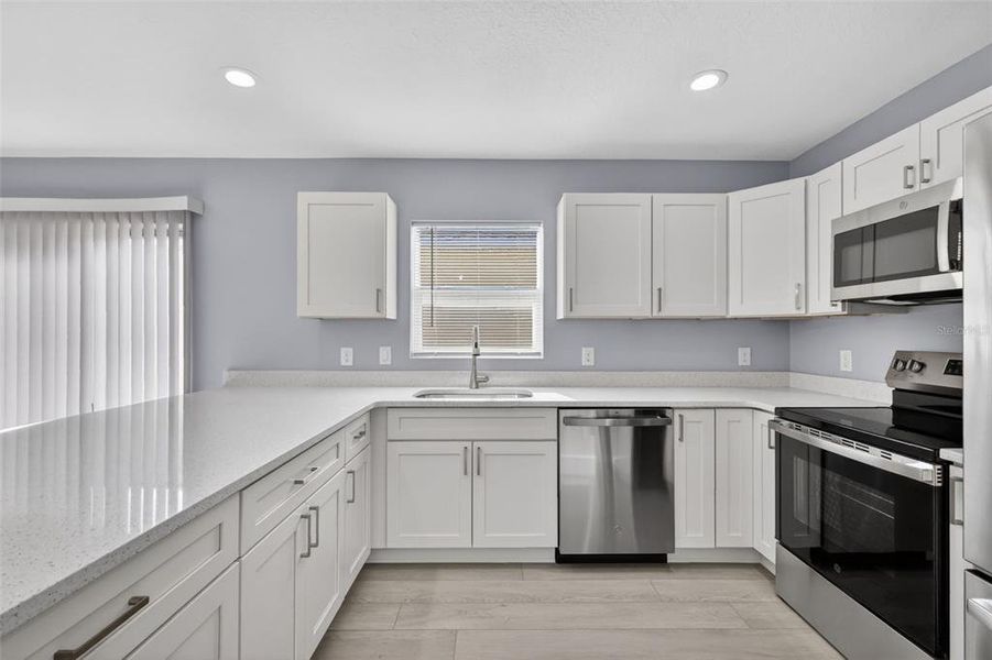 Furnished interior view inside a new home in , The Villages (Image 10).