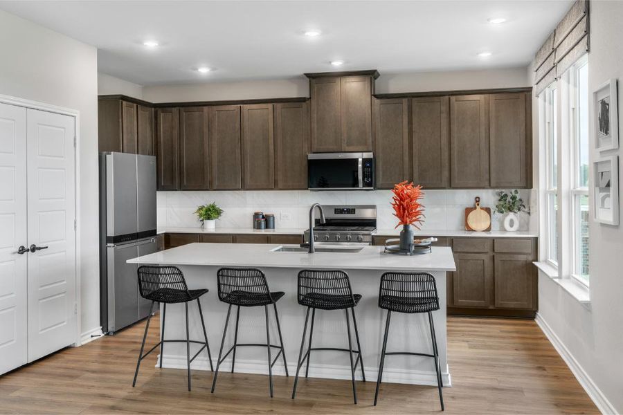 Representative furnished interior of a home built from the 2429 Modeled by KB Home in Princeton Estates II, Princeton (Image 5).
