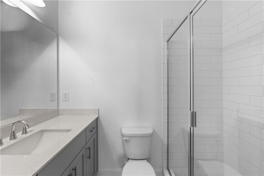 Furnished interior view inside a new home in Evanshire Townhomes, Duluth (Image 14).