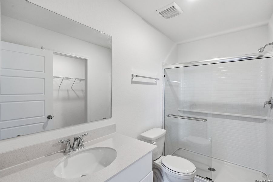 Furnished interior view inside a new home in Vista Real, Converse (Image 6).