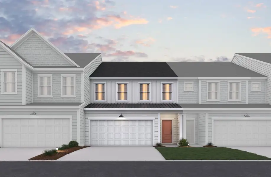 Representative exterior photo of a completed home built from the Addison by Beazer Homes in Ashley Walk Townes, Charleston, SC (Image 2). Representative exterior photo of a completed home built from the Addison by Beazer Homes in Ashley Walk Townes, Charleston, SC (Image 2).