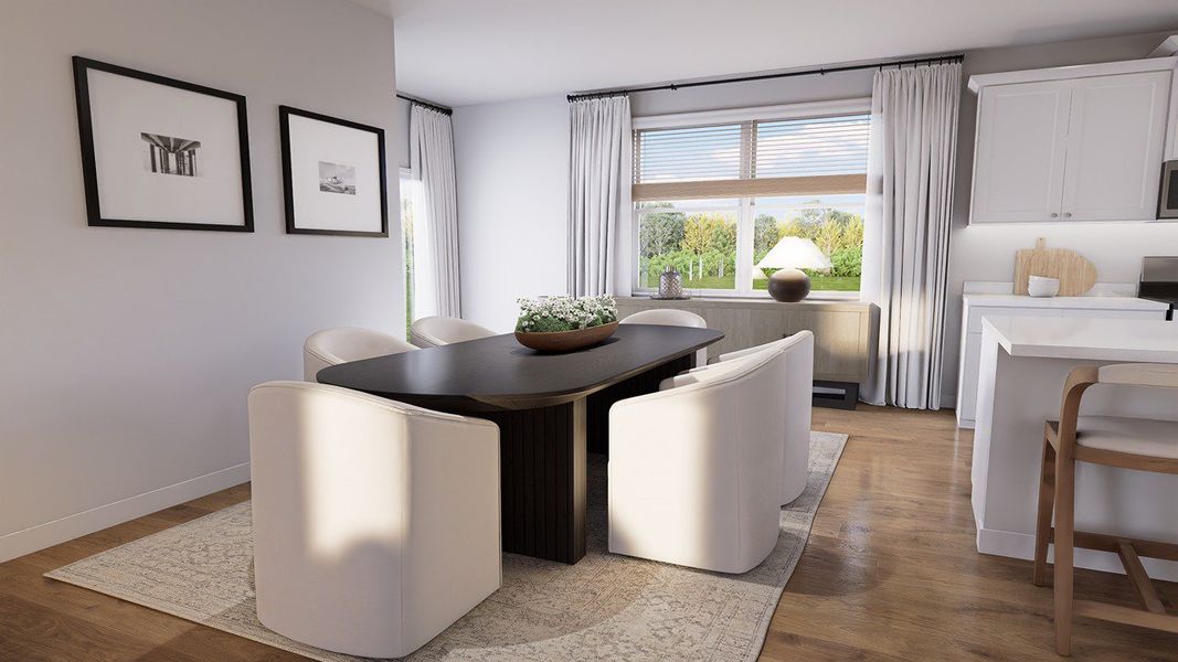 Furnished interior view inside a new home in The Cove at Mallard Crossing, Summerville (Image 5).