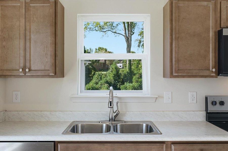 Close-up of interior finishes inside a home in Stones Throw, Inman (Image 12).