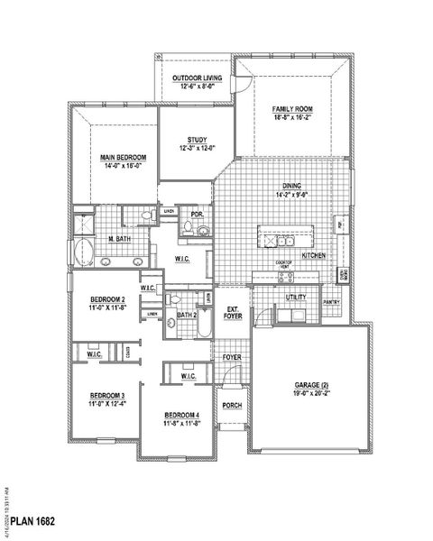 Plan 1682 1st Floor