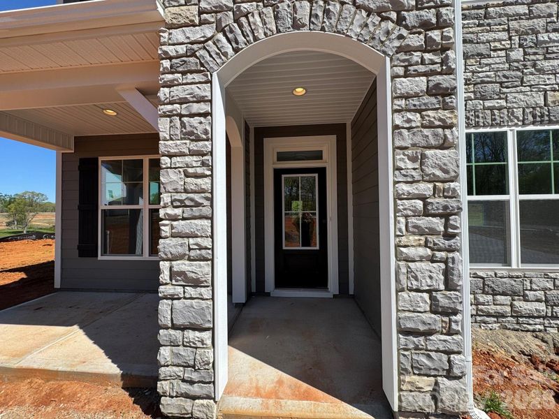 Exterior details and patio area of a home in Chasewood, Mint Hill (Image 2).
