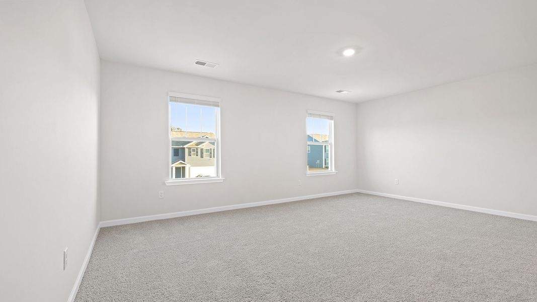 Spacious, unfurnished interior of a new home in Bentley Park, Greenwood (Image 29). Spacious, unfurnished interior of a new home in Bentley Park, Greenwood (Image 29).