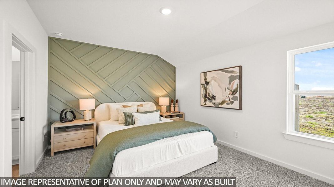 Furnished interior view inside a new home in Riverside Estates, Baytown (Image 24).