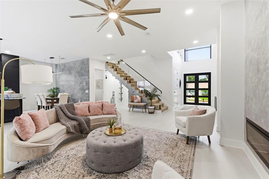Furnished interior view inside a new home in , Safety Harbor (Image 15).
