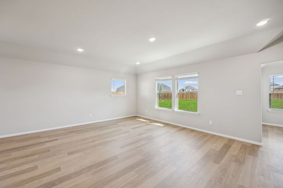 Living Room in the Sabrina home plan by Trophy Signature Homes – REPRESENTATIVE PHOTO