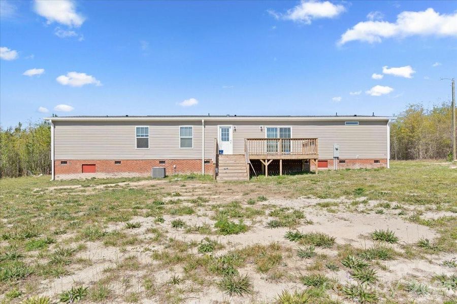 Exterior details and patio area of a home in , Bennettsville (Image 20).