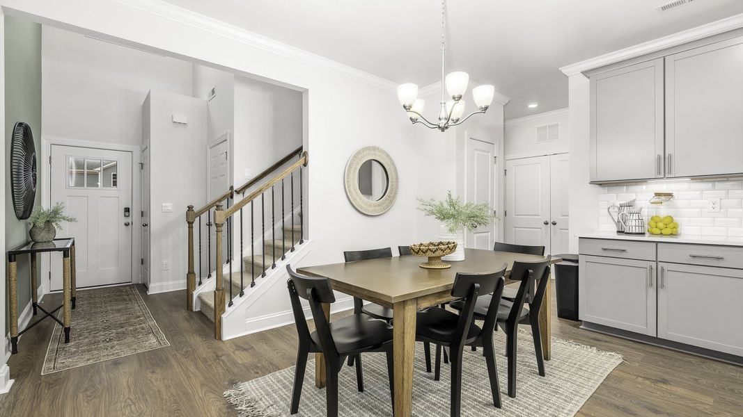 Furnished interior view inside a new home in Lybrook Village, Advance (Image 5).