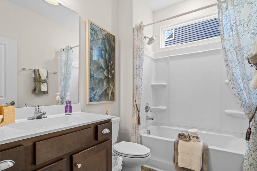 Representative furnished interior of a home built from the The Cherry Grove by Chesapeake Homes in The Willows, Loris (Image 33).