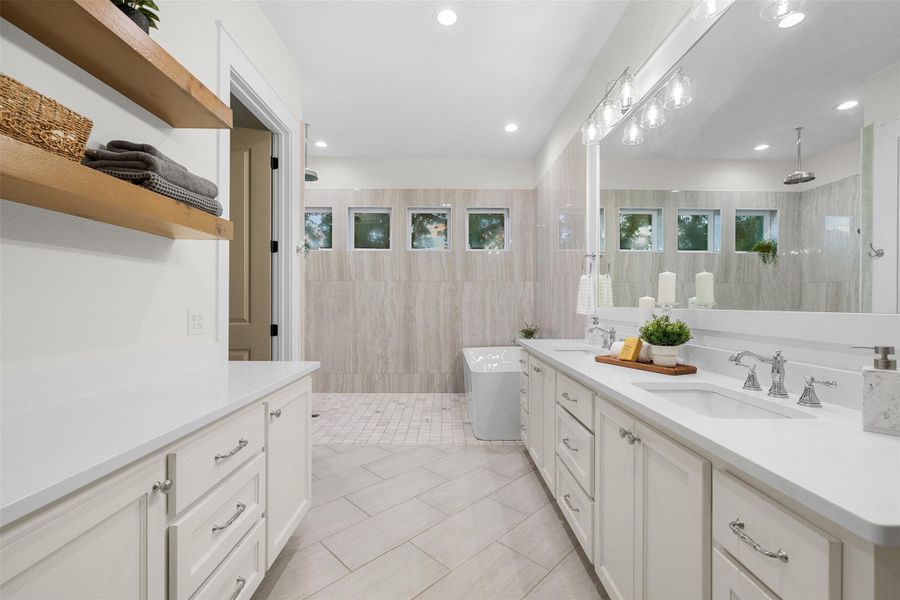 Furnished interior view inside a new home in , College Station (Image 27).