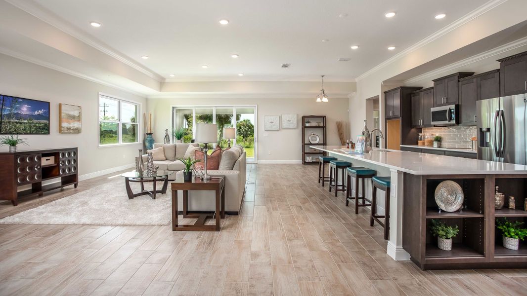 Representative furnished interior of a home built from the Sienna by Maronda Homes in Winding River, St. Marys (Image 13).