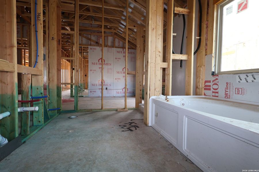 In-progress construction of a new home in Verano Farms, Von Ormy, TX (Image 26).