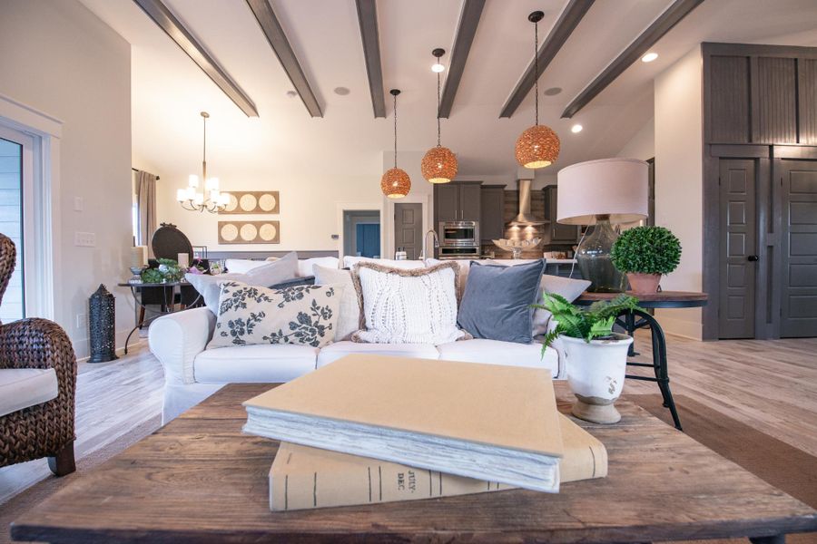 Representative furnished interior of a home built from the Helmsley by Bill Clark Homes in The Sanctuary at Sunset Beach, Sunset Beach (Image 77). Representative furnished interior of a home built from the Helmsley by Bill Clark Homes in The Sanctuary at Sunset Beach, Sunset Beach (Image 77).