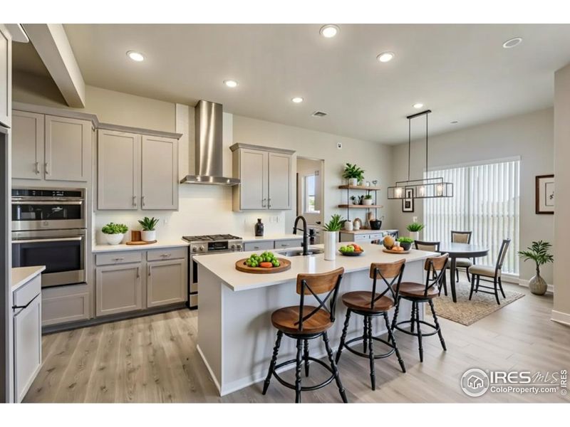 Furnished interior view inside a new home in , Fort Collins (Image 14). Furnished interior view inside a new home in , Fort Collins (Image 14).