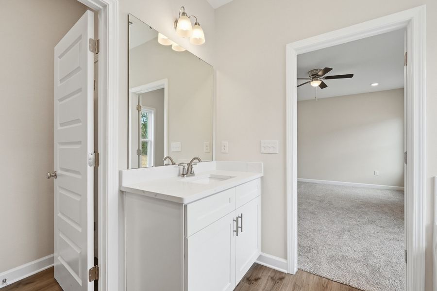 Furnished interior view inside a new home in Southern Charm, Crestview (Image 12).