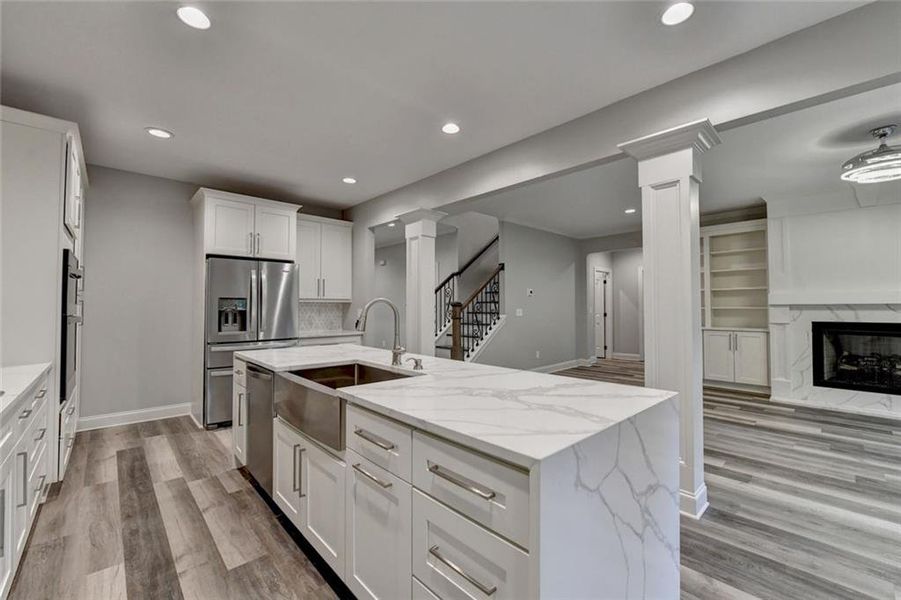 Furnished interior view inside a new home in , Lilburn (Image 12).