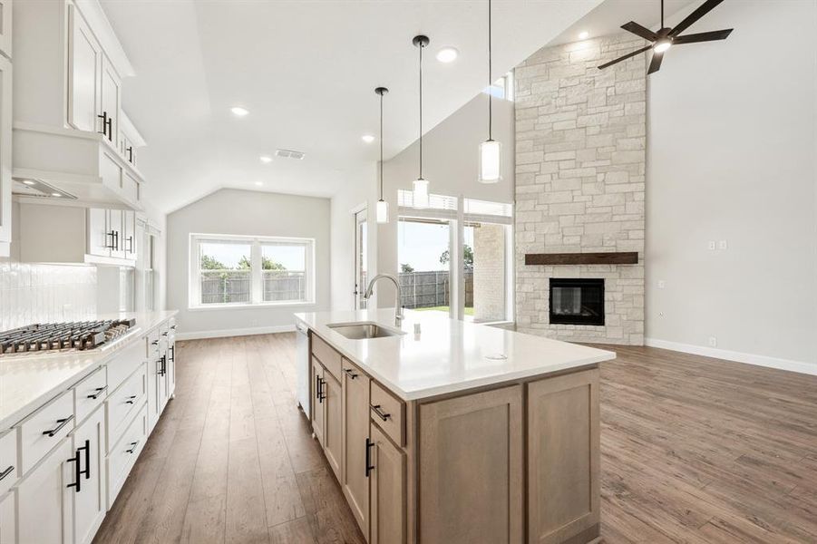 Furnished interior view inside a new home in Mockingbird Heights, Midlothian (Image 15).