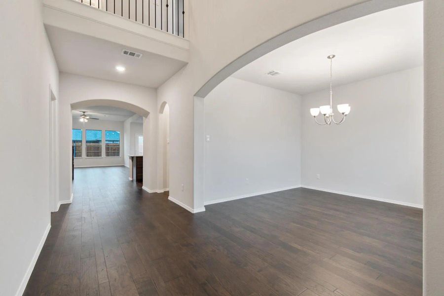 Dining Room | Concept 2844 at Hunters Ridge in Crowley, TX by Landsea Homes