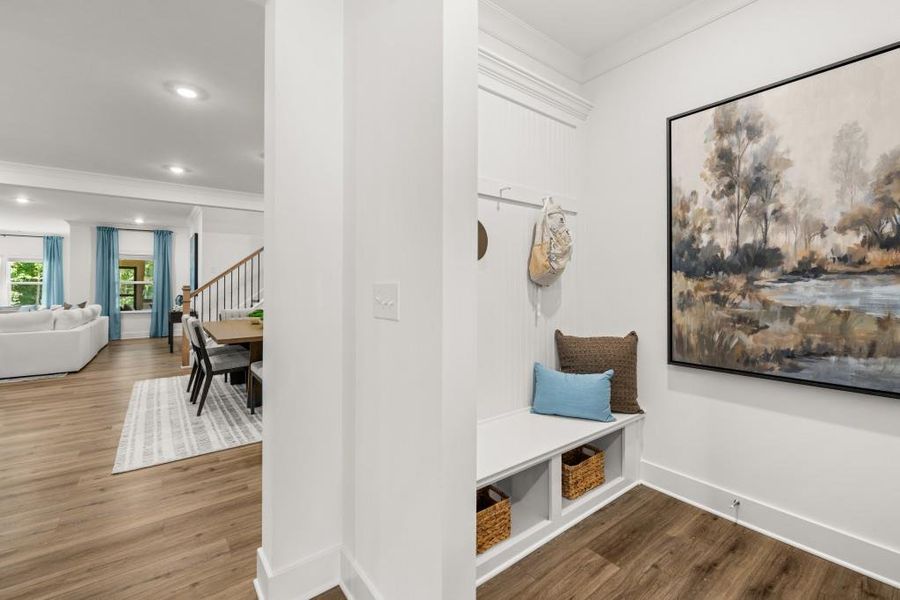 Furnished interior view inside a new home in Twelve Parks 55+, Sharpsburg (Image 4).