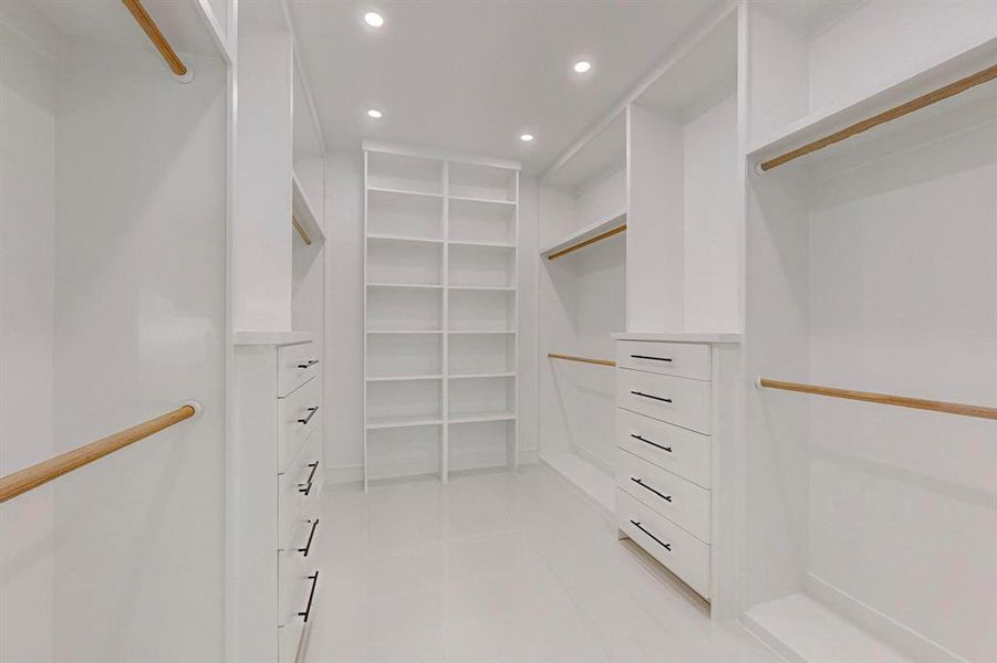 View of spacious closet