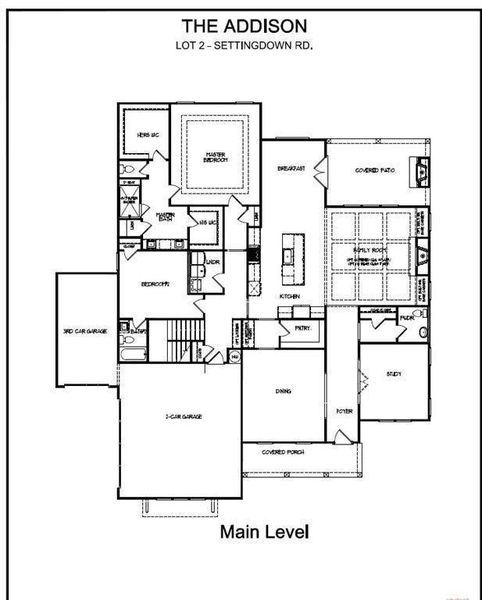 2D floor plan layout of this home in , Cumming, GA (Image 5).