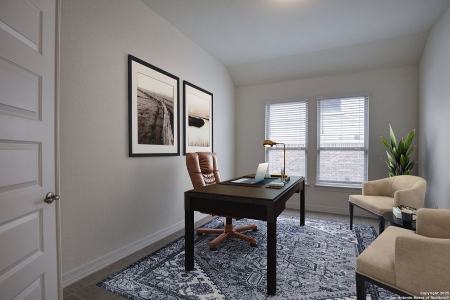 Furnished interior view inside a new home in Sunday Creek at Kinder Ranch, San Antonio (Image 15). Furnished interior view inside a new home in Sunday Creek at Kinder Ranch, San Antonio (Image 15).
