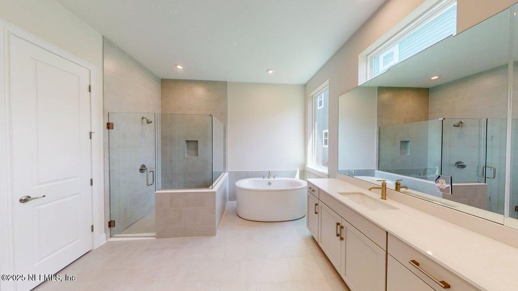 Furnished interior view inside a new home in RiverTown - Vista, St. Johns (Image 5).