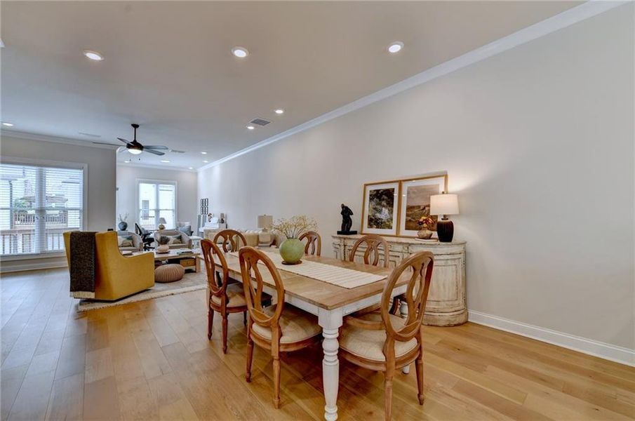 Furnished interior view inside a new home in , Alpharetta (Image 49).