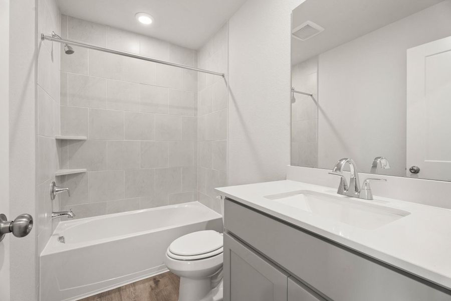 Furnished interior view inside a new home in Trails at Woodhaven, La Marque (Image 13).