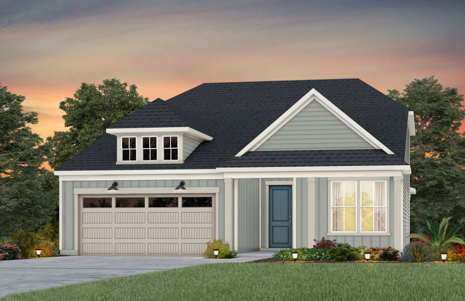 Representative exterior photo of a completed home built from the Mystique by Pulte Homes in Forest Creek, Waxhaw, NC (Image 29).