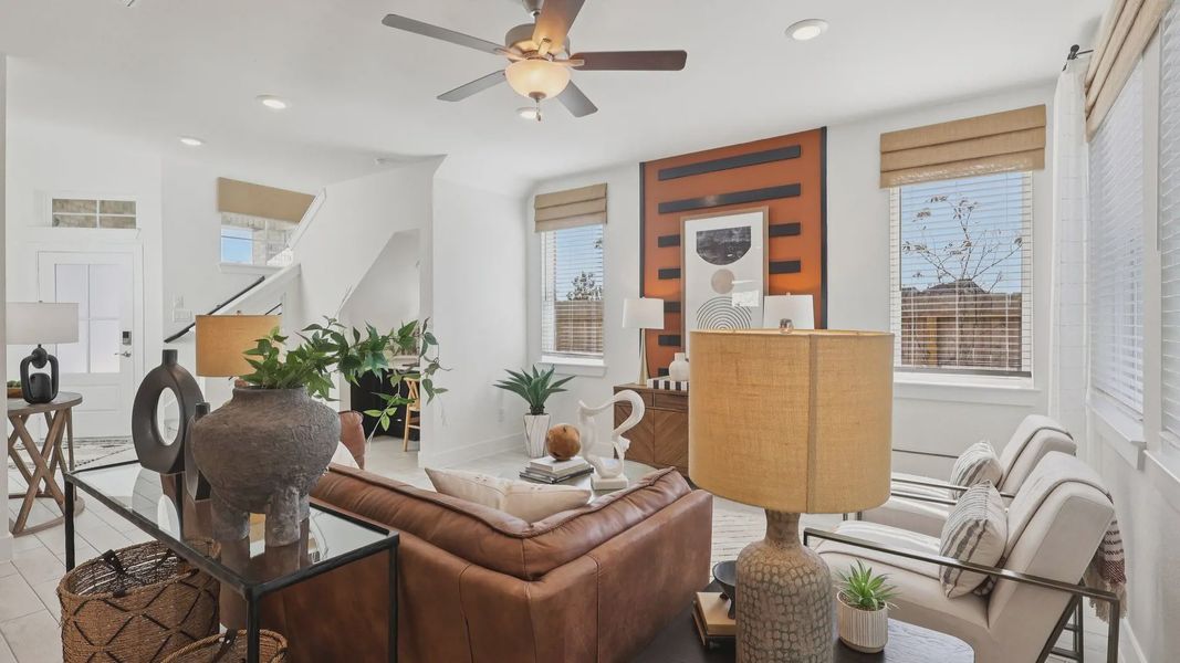 Furnished interior view inside a new home in Balmoral, Atascocita (Image 6).