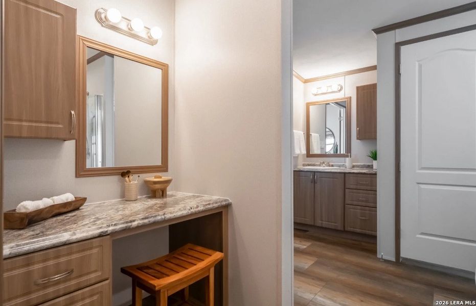 Furnished interior view inside a new home in , Elmendorf (Image 8).