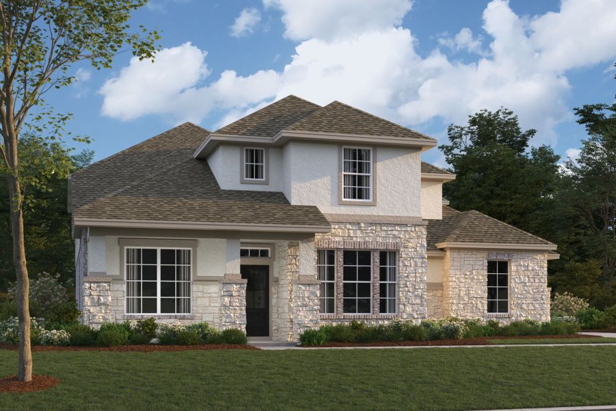 Salado Elevation C w/ Sideload Garage Salado Elevation C w/ Sideload Garage