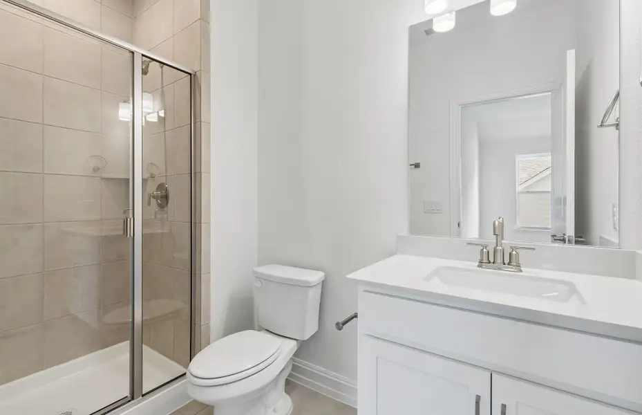 Furnished interior view inside a new home in Creekview Meadows, Pilot Point (Image 7).