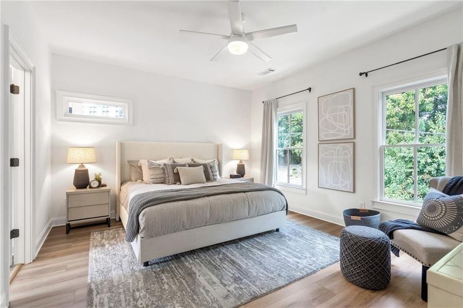 Furnished interior view inside a new home in , Hapeville (Image 10). Furnished interior view inside a new home in , Hapeville (Image 10).
