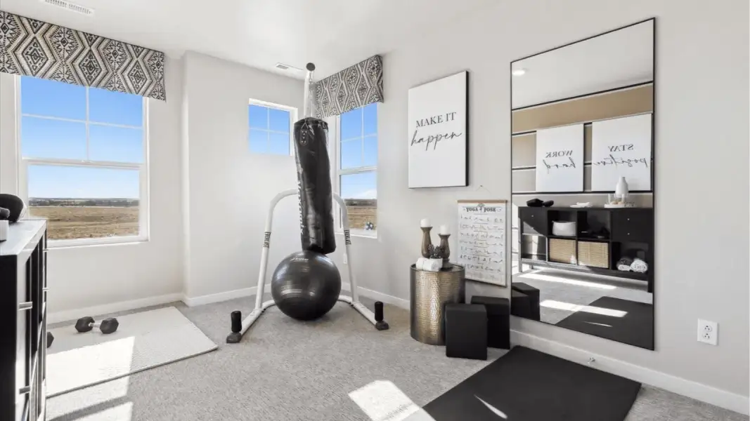 Furnished interior view inside a new home in Horizon Uptown, Aurora (Image 9).