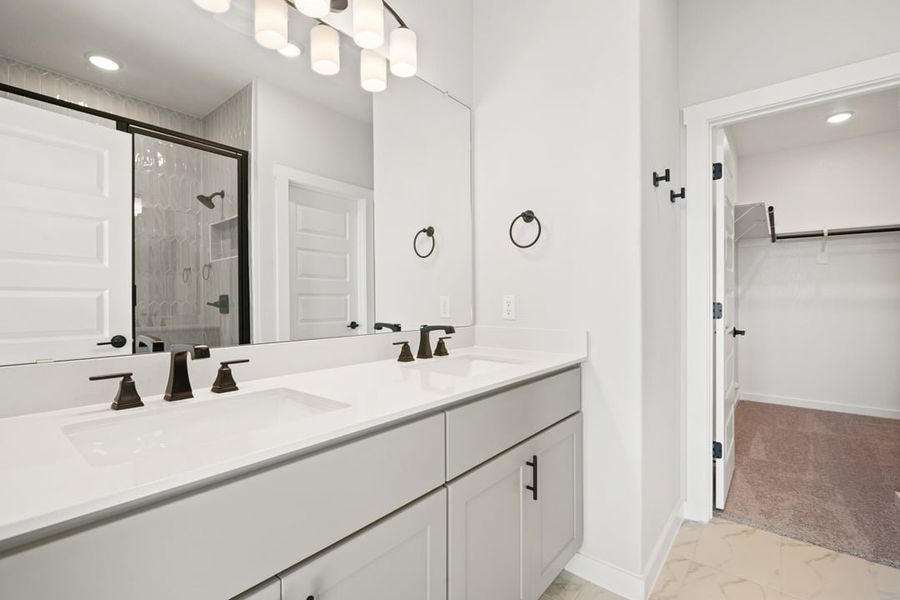 Furnished interior view inside a new home in Union Collection at Park Central, Georgetown (Image 15).