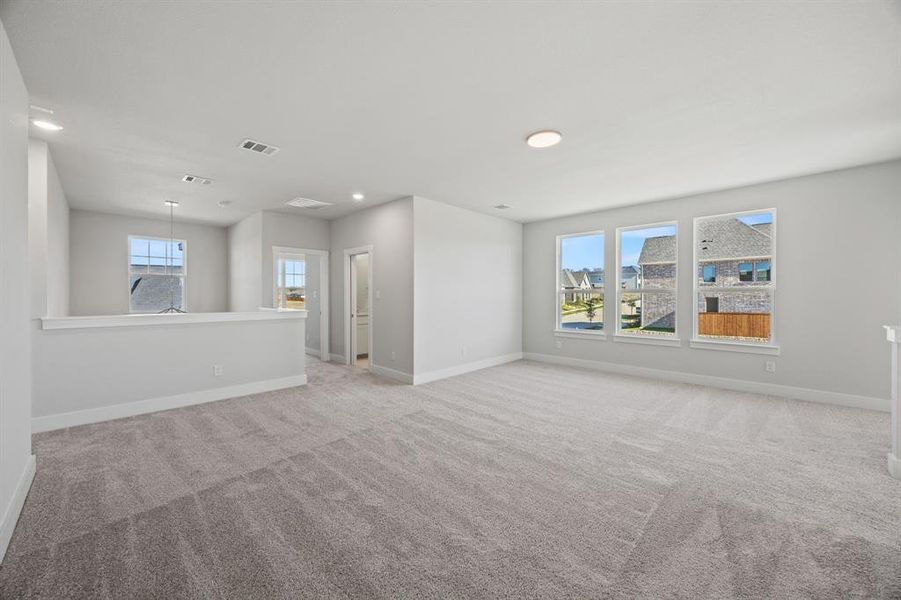 Spacious, unfurnished interior of a new home in The Heights at Uptown Celina, Celina (Image 24). Spacious, unfurnished interior of a new home in The Heights at Uptown Celina, Celina (Image 24).