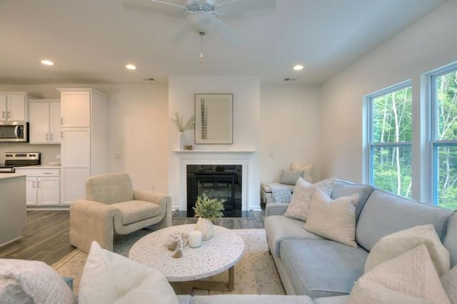 Representative furnished interior of a home built from the Devin by True Homes in Harpers Landing, Walkertown (Image 8).