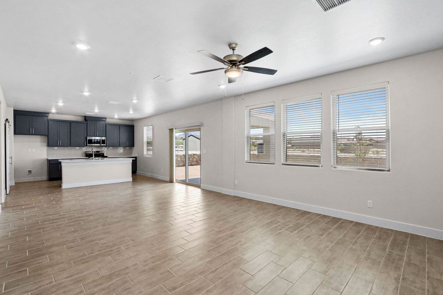 Furnished interior view inside a new home in The View at Desert Springs | Thoughtful Collection, El Paso (Image 6). Furnished interior view inside a new home in The View at Desert Springs | Thoughtful Collection, El Paso (Image 6).