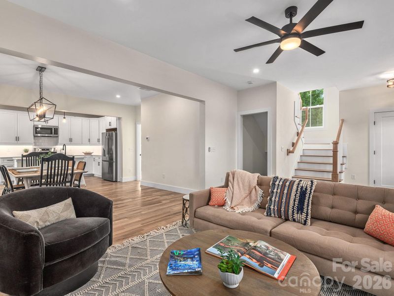 Furnished interior view inside a new home in , Weaverville (Image 17).