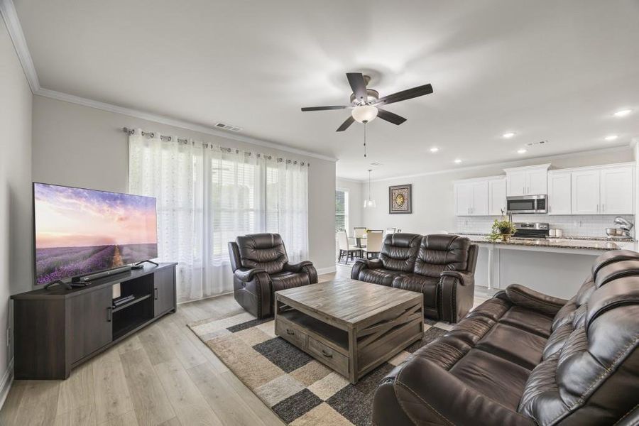 Furnished interior view inside a new home in , Winder (Image 46).