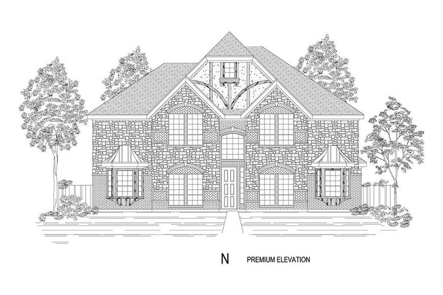 Representative rendering of the exterior for the Brentmoore FS by First Texas Homes (Image 16).