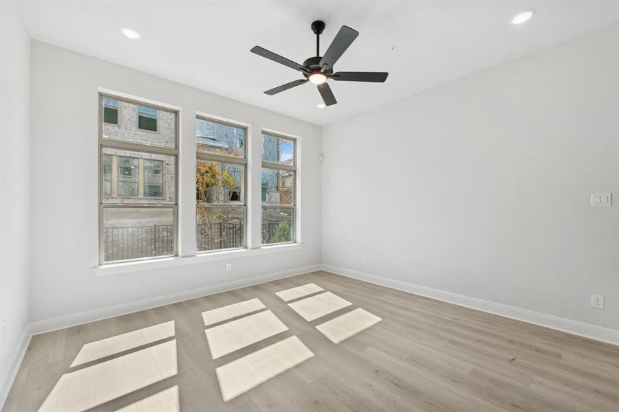 Spacious, unfurnished interior of a new home in Hillside at Las Colinas, Irving (Image 34). Spacious, unfurnished interior of a new home in Hillside at Las Colinas, Irving (Image 34).