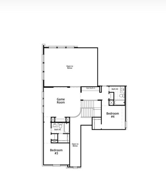 2D floor plan layout for the Grafton Plan by Highland Homes in Ridgeline: 50ft. lots, McKinney, TX (Image 5). 2D floor plan layout for the Grafton Plan by Highland Homes in Ridgeline: 50ft. lots, McKinney, TX (Image 5).