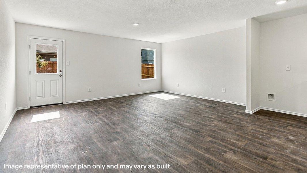 Representative unfurnished interior of a home built from the The Altaria by D.R. Horton in Seneca Trails, Leon Valley (Image 26).