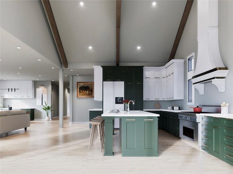 Furnished interior view inside a new home in , Decatur (Image 12).